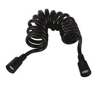 Shower Hose, Stainless Steel Universal Replacement Hose,Shower Spring Flexible Retractable for Head Toilet Bidet Water Pipe(Black,200cm)