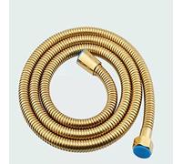 Shower hose1m Shower Hose Gold Stainless Steel Crypto Shower Hose, Golden, 1M Leakproof and Anti Kink, Anti Burst High Pressure Resistance | Easy DIY