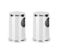 Shower Lifting Rail Bracket Base, ABS Electroplating Silver White, 2Pcs - Durable Material, Easy Installation, Bathroom Accessories
