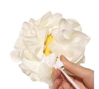 Shower Loofah - 2 in 1 Body Scrubber Bath Ball - Non-Scratch Gentle Cleaning Scrubber, Quick-Drying Reusable Cleaning Supplies with Soap Pouch for Back Leg Arm