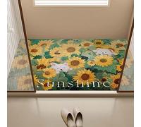Shower Mat, 50x80cm Large Anti Mould PVC Loofah Bath Mat for Bathroom Wet Area Bath Tub, Non Slip Loofah Inside Shower Floor Mats, Quick Drying