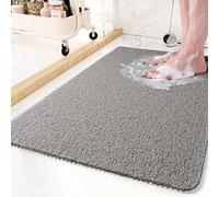 Shower Mat, 60x90cm Large Anti Mould PVC Loofah Bath Mat for Bathroom Wet Area Bath Tub, Non Slip Loofah Inside Shower Floor Mats, Quick Drying