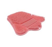 Shower Mat for Feet - Silicone Wall Adhesive - Foot Care Cleaner and Massager - Removes Dead Skin - Non-Slip - Bathroom Accessory - Home Spa