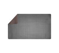 Nicoman Reversible Dual-Colour Grey/brown Pvc Anti Slip Shower Mat Bath Mat - Rectangular 90X60 Cm