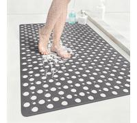Shower Mat Non Slip Anti Mould: 60 x 90 cm Large Shower Mat for Inside Walk-in Shower Tray - Soft TPE Anti Slip Shower Mat for Bathroom Wet Floor - Machine Washable