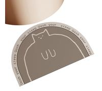 Shower Mat | Shower Bath Mats for Bathtub Side Floor,Non-Slip Bathtub Rug, Absorbent Semi-Circular Floor Doormat for Entryway Living Room Entry Bedroom