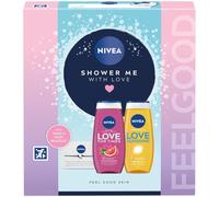 Shower Me with Love Set - Start The Day Right and Nourish Skin with This Shower Me with Love Set - 2 X 250ml Shower Gels - 1 X Make A Wish Bracelet
