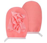 Shower Mitts for Women, Plant-Based Shower Exfoliating Gloves