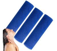 Shower net, bath sponge long 3 pieces elastic to remove the hair