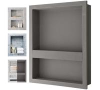 Shower Niche Insert Tile Ready - Bathroom Wall Niche for Shower Wall,Waterproof Insert Recessed Shelf for Bathroom Storage Bath Renovation/Remodel, 14"x18"x4"Depth(Inner) Tie Ready Bath Niches Shelf