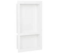 Vidaxl Shower Niche With 2 Compartments High Gloss White 41X69X9 Cm Shower Niches