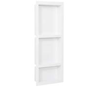 Vidaxl Shower Niche With 3 Compartments High Gloss White 41X99X9 Cm Shower Niches