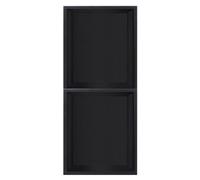 Shower Niche, Shower Niche, Stainless Steel Bathroom Shelves, Embedded Wet Room Alcove, Waterproof Toiletry Shampoo Shower Organiser, Home Bathroom Bedroom Kitchen (Black 27.56x11.03x4.93in/70x28x12.5