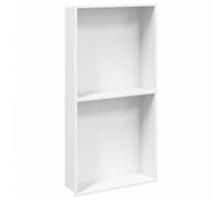 vidaXL Shower Niche Matt White 32x62x9 cm Stainless Steel