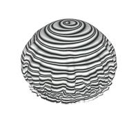 Shower Optical Spin Illusion Print Cap For Women Reusable Waterproof, Double Layered Shower Hair Cap With Elastic Strap,One Size