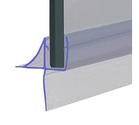 Shower or Bath Screen Door Seal | Fits 3 or 4mm Glass | Seals Gaps of Up to 30mm | 80cm, 90cm, 140cm or 200cm Long | Clear | SEAL150 (80cm)