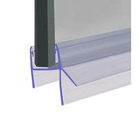 Shower or Bath Screen Door Seal | Fits 8, 9 or 10mm Glass | Double Fin Seals Gaps of Up to 12mm | 80cm, 90cm, 140cm or 2m Long | SEAL050 (80cm)