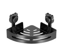 Shower Organizer Corner, Bear Suction Cup Bathroom Shelf, No-Drill Wall Mounted Storage Basket, Waterproof Shower Rack for Household Bathroom Walls Tile Glass Mirror Organization Use