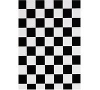 Shower Panel 1000mm Wide x 2.4m Wet Wall Bathroom Cladding PVC 10mm Thick (Black Check Gloss 1m)