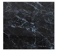 Shower Panel 1000mm Wide x 2.4m Wet Wall Bathroom Cladding PVC 10mm Thick (Black Marble Gloss 1m)