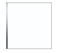 Shower Panel 1000mm Wide x 2.4m Wet Wall Bathroom Cladding PVC 10mm Thick (White Gloss 1m)