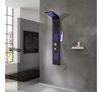 Shower Panel Unit Bathroom Shower Tower Shower Panel System Aluminium vidaXL