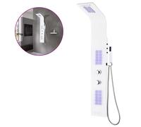 Shower Panel Unit Bathroom Shower Tower Shower Panel System Aluminium vidaXL