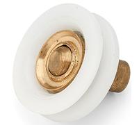 Shower Part Shower Door Rollers, V-Grooved Ball Joint, Diameter 20mm, Thickness 6mm, Door Replacement Parts, 4 x LW045