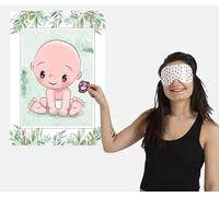 Shower Party Game Pin The Dummy On The Baby Girl Boy Select Number of Players (40 Players)