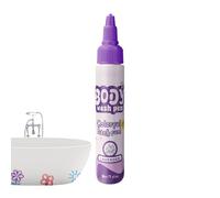 Shower Pencils | Washable Bath Markers 30ml | Educational Fun Art Pencils 5.4 Inches for Boys and Girls Bathroom Tile Wall Painting Preschool Drawing