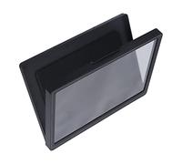 Shower Phone Holder Anti Fog Wall Mount Protective Case for Bathroom Tablet All Round for Watching TV While Bathing (9802B Black)