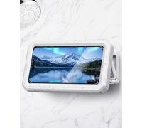 Shower Phone Holder Waterproof - 480° Rotatable Retractable Adjustable Phone Case for Shower - Bathroom Accessories Wall Mount Phone Holder for iPhone 17/16 Pro Max, S25 Ultra,4-7" Cellphones