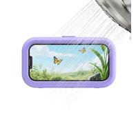 Shower Phone Holder - Waterproof Anti-Fog Protector,Sticky Bathroom Phone Holder Cover,for Bathtub Kitchen Gym Beach Travel Poolside Taking Bath Boat Women Men