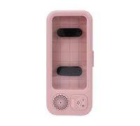 Shower Phone Holder with Speaker, Water Proof Mount for Bathroom (Pink) | Touchscreen Compatible, 8 Hour Battery, RGB Mood Lights, Suction Cup Grip, 360° Rotation, IPX6 Rated