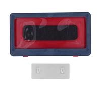 Shower Phone Tablet Holder Touch Screen Wall Mount Storage Box Shower Case for Bathroom Mirror Tile ABS PET Material Suitable for Phones Under 6.8 Inches Tablets Under 15.7 Inches (Mobile phone case