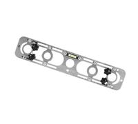 Shower Pipe Leveler - 35x7cm 13.78x2.76 Inches Plumbing Tool, Fixing Heavy-Duty Stainless Steel Adjustable Water Faucet Leveling Jig | Wall-Mounted Installation Bracket with Garage Workshop Use