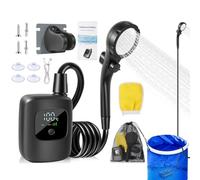 Shower Portable | 2400mAh Car Washing Supplies - Handheld Portable Shower | for Campers Beach Gardeners RV Hiking Travel Backpacking Mountain Climbing Fishing