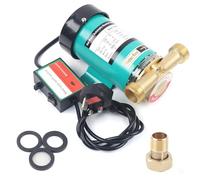 Shower Pump,120W 15m/49ft 25L/min Water Booster Pump,Hot/Cold Water Automatic Pump Circulation Pump with On-Off Pressure Control Switch for Garden Home Shower Washing Machine (3/4 inch Caliber)