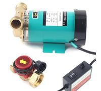Shower Pump, 120W Automatic Water Pressure Booster Pump, Electric Hot Cold Water Pressure Pump, Hot Water Circulation Pump for Shower Domestic Garden, Household Boost Pressure Shower, 25mm Outlet