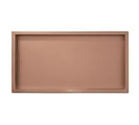 Shower Recessed Shower Caddy Stainless Steel Wet Room Alcove Shampoo Toiletries Cosmetic Waterproof Storage Bathroom Shelves Grey-36.23x12.6x4 (Rose Gold 72x32x12