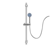 Shower Riser Rail, Stainless Steel Bathroom Rail, with Adjustable Shower Head Holder, Wall Mounted Shower Head Holder, with Holder Adjustable Kit Shower, Wall Mounted Brushed Finish, for Bathroom