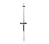 Shower Riser Rail, Wall Mounted Shower Slider Rail with Height and Angle Adjustable Holder Stainless Steel Shower Bracket Bar 66cm, for Bath Shower Systems