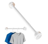 Shower Rod, Heavy Duty Without Permanent Installation, Tension Bar for Shower Curtains, for Home, Apartment, Rent, Hotel, Bathroom, Bedroom