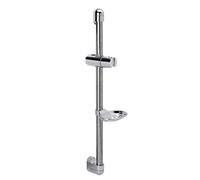 Shower Rod Soap Dish Lifter Pipe ABS Lifting Frame Adjustable Head Holder 1 Set,A