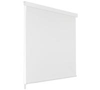 Shower Roller Blind 80x240 cm White EVA, Waterproof PEVA Panel Roll-Up Curtains