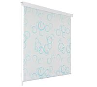 Shower Roller Blind Clear EVA 160x240 cm Bubble Pattern Water Resistant QuickDry