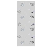 vidaXL Shower Roller Blind - Blackout Fabric - 90x240 cm - 86 cm fabric width