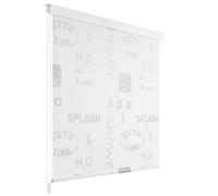 Shower Roller Blind White EVA 160x240 cm Water-Resistant Splash Quick-Dry Design