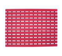 Nicoman Shower Drying Mat Non-Slip Bath Drainage Matt Slatted Duckboard Design| RED - (61x43cm / 24x17 inches)