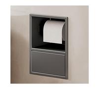 Shower s Stainless Steel Embedded Wet Room Alcove Shampoo Toiletry Toilet Paper Waterproof Storage Home Bedroom Kitchen Bathroom Shelves (Grey 23x17x12CM/9.06x6.7x4.73i